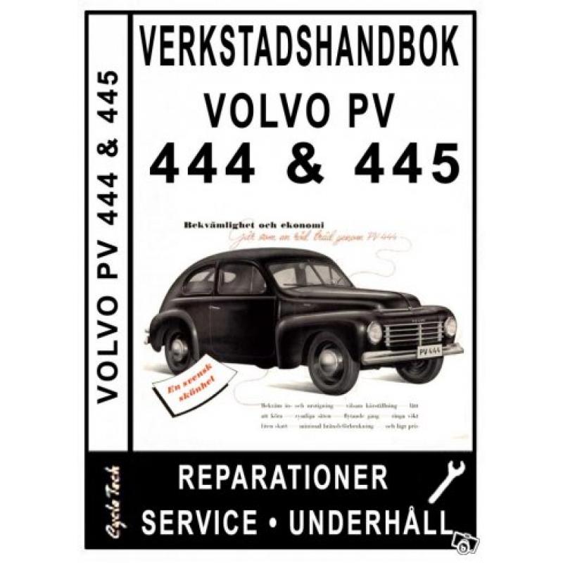 Verkstadshandbok Volvo PV 444 & 445