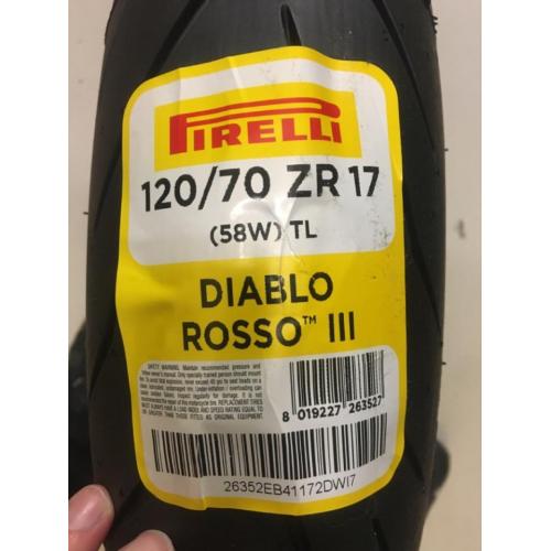 Pirelli Rosso III 120/70-17